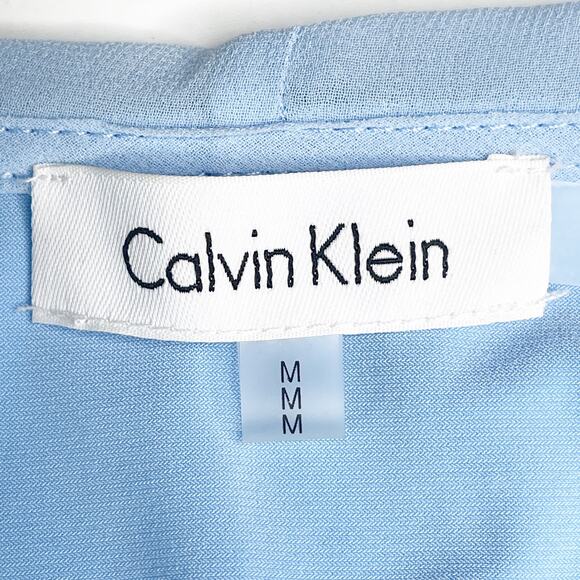 Calvin Klein Surplice Tank Top Light Blue Medium - Picture 5 of 6